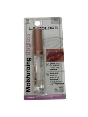 LA Colors Clear Lip Gloss Moisturizing Glossy Vitamin E New Sealed